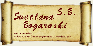 Svetlana Bogaroški vizit kartica
